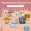 Kids Wooden Tea Party Playset