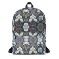 Designer Blue Night Lace Pattern Backpack