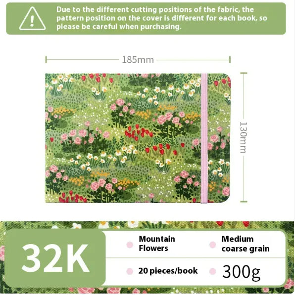 Feiluniao Handmade Watercolor Sketchbook