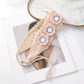 Handmade Crochet Sunflower Wide-brimmed Headband