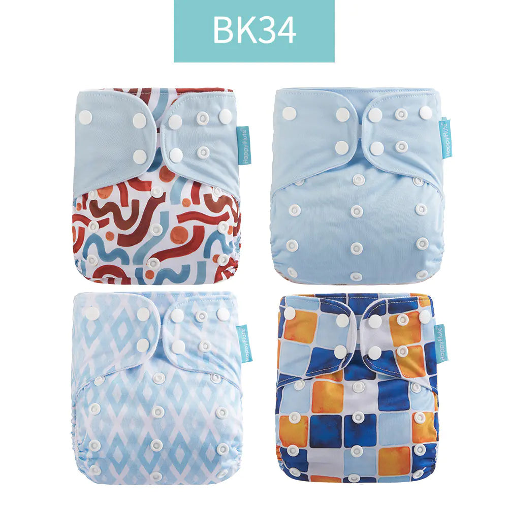 Happyflute Baby Cloth Training Pants - 4 Pack Washable