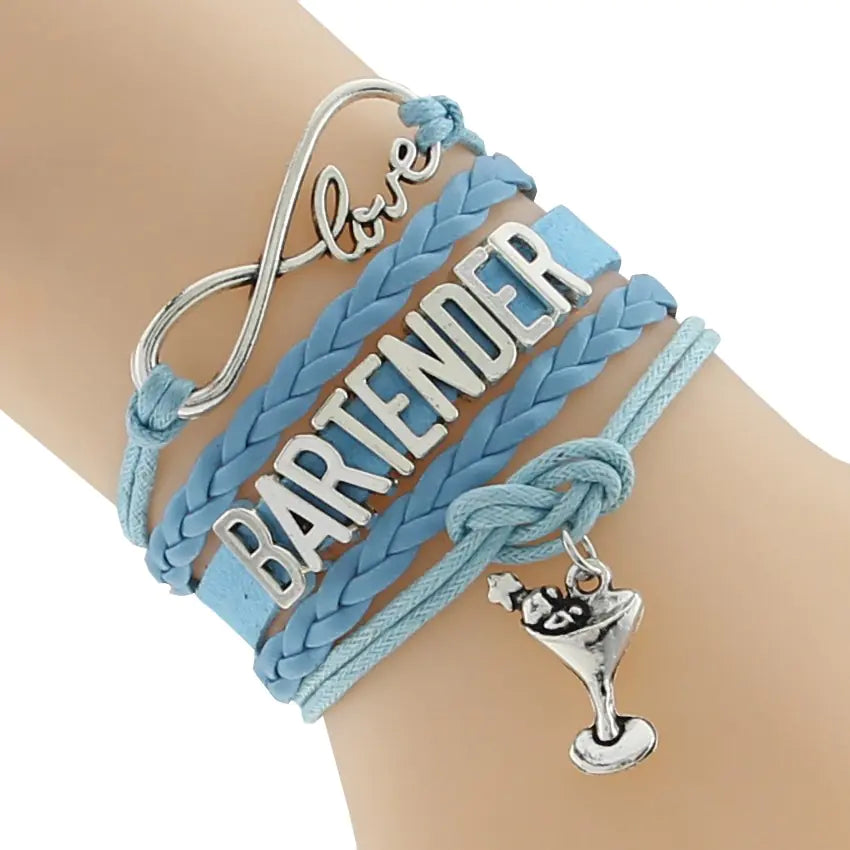 Handmade Woven Letter Bracelet by Bartenoer
