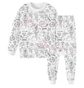 Hand-painted Graffiti Pajamas Suit