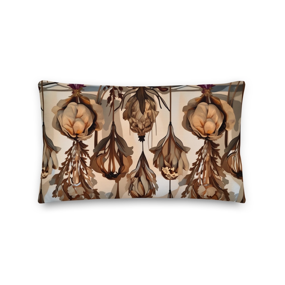 Dry Floral PatternPremium Pillow