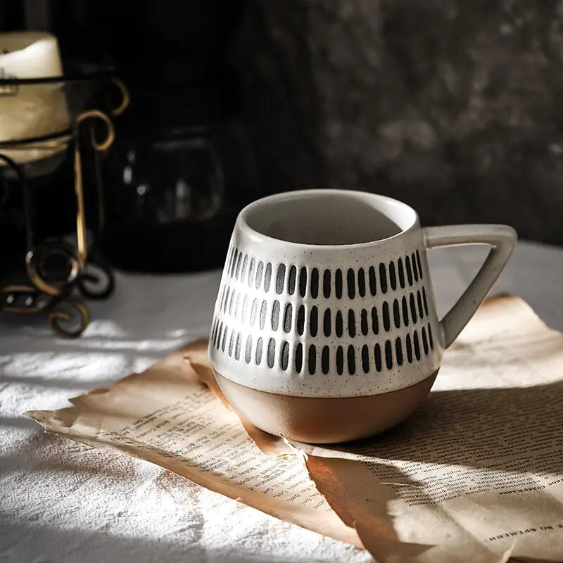 Unique Large Capacity Handmade Ceramic Mug