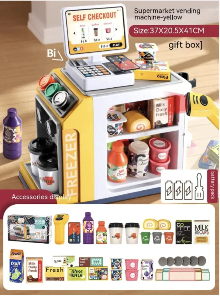 Kids’ Vending Machine & Cash Register Play Set