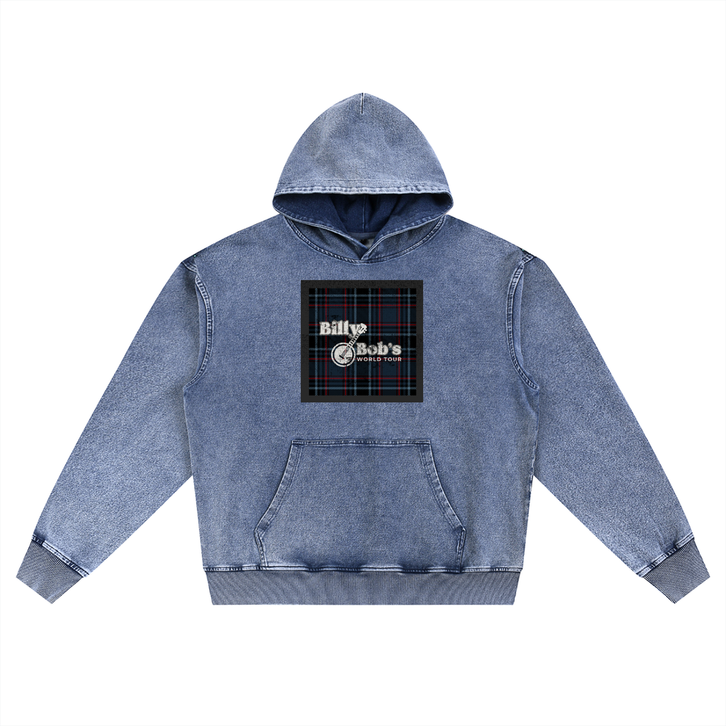 Billy Bob Tour Funny Snow Wash Oversized Hoodie