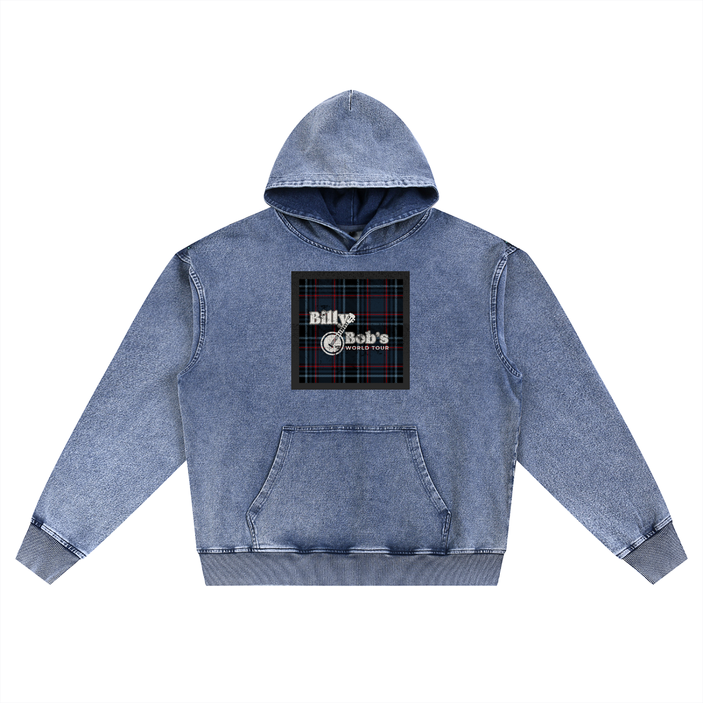 Billy Bob Tour Funny Snow Wash Oversized Hoodie