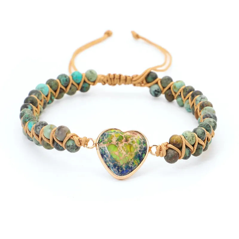 Handmade Love Stone Winding Bracelet