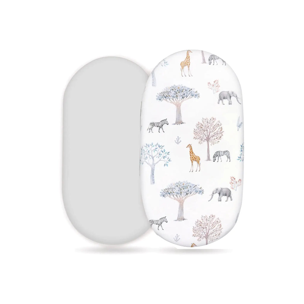 Elastic Printed Fitted Sheet for Baby Cradle & Changing Table