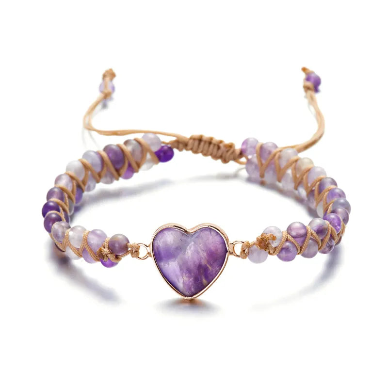 Handmade Love Stone Winding Bracelet