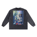 Snow Washed Frayed Edge T-Shirt
