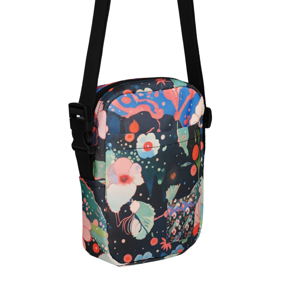 Wild Garden Night Utility Crossbody Bag