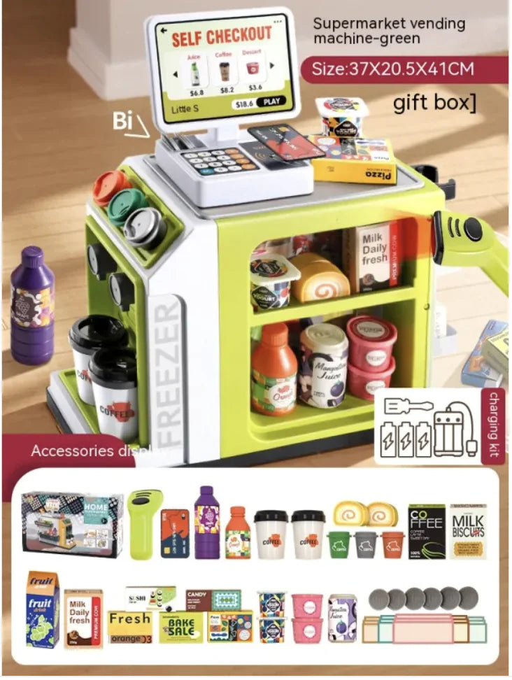 Kids’ Vending Machine & Cash Register Play Set