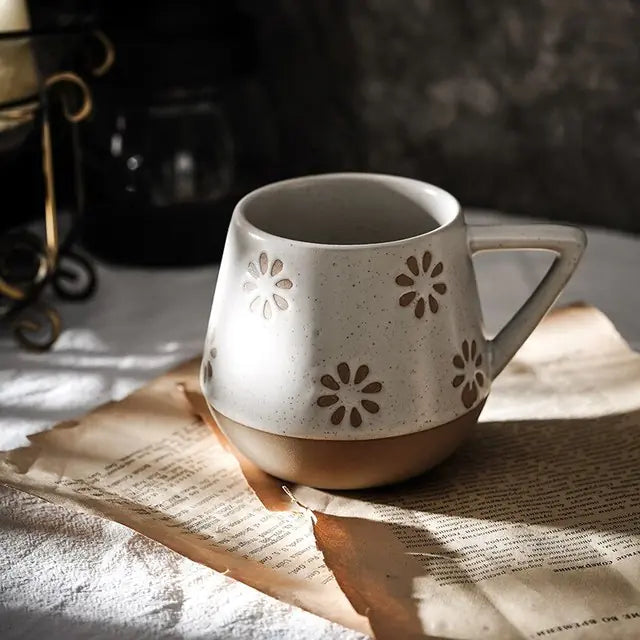 Unique Large Capacity Handmade Ceramic Mug