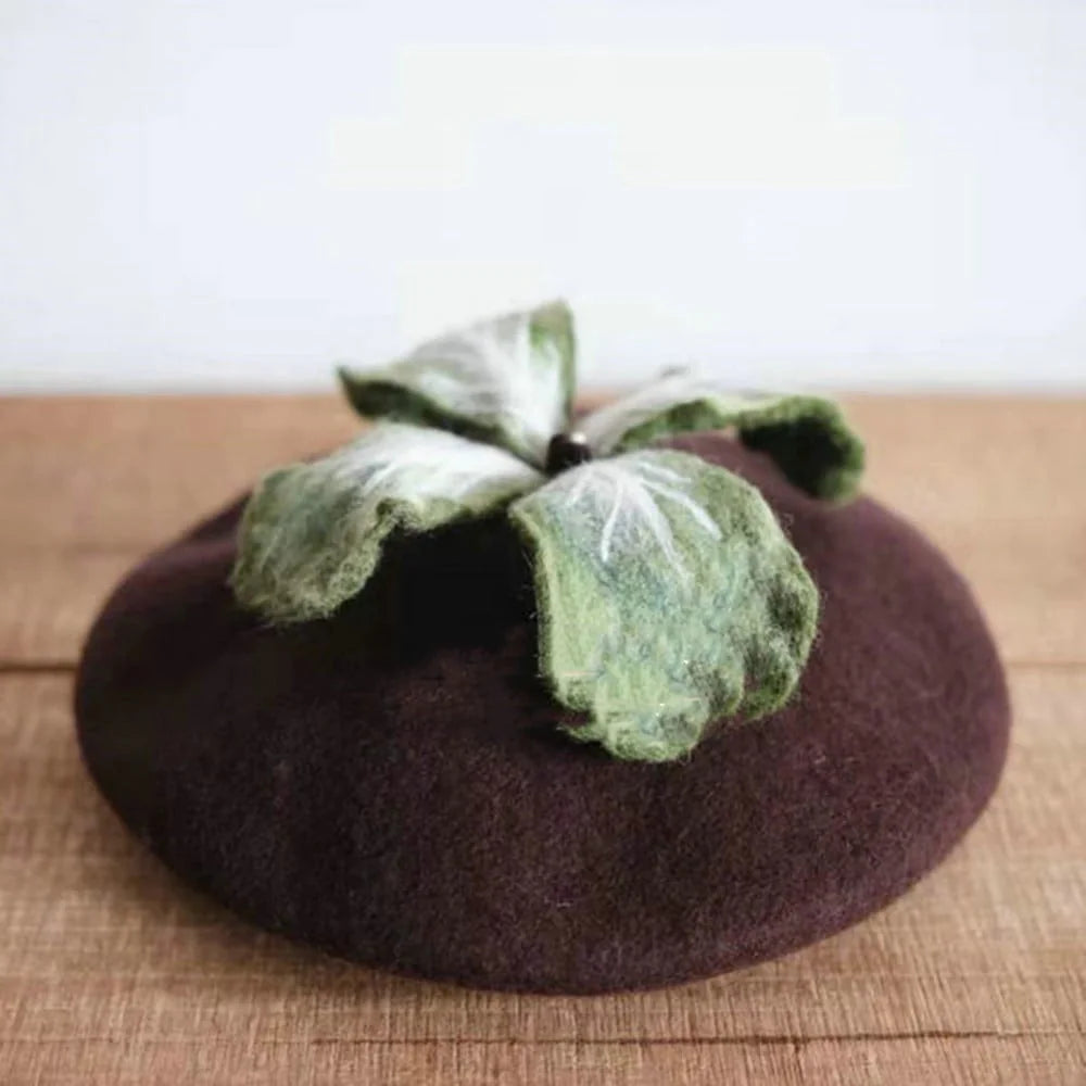 Handmade Japanese Wool Painter Hat