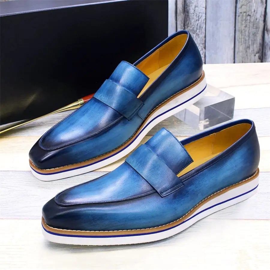 Men's Handmade Leather Casual Shoes