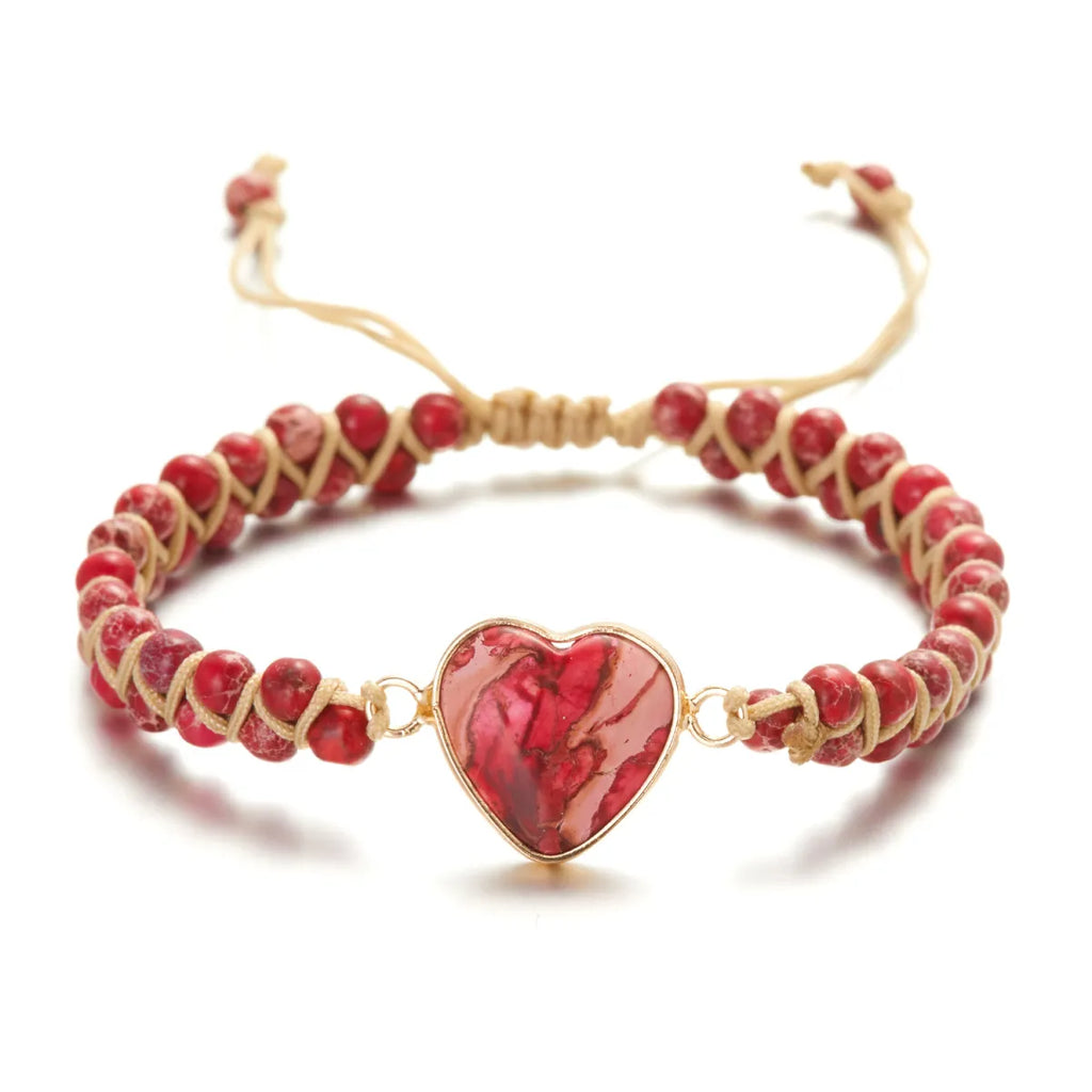 Handmade Love Stone Winding Bracelet