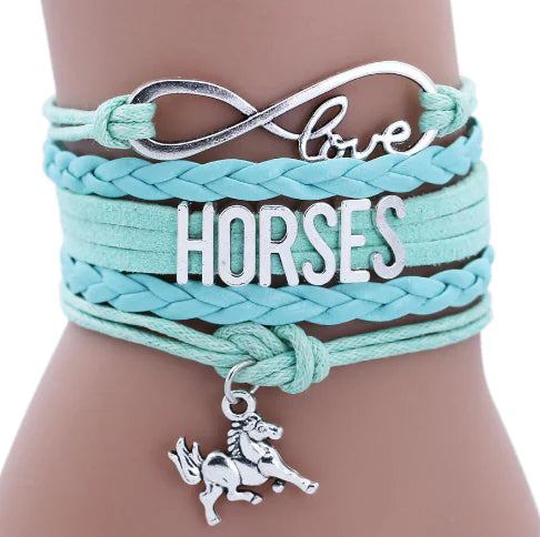 Handmade Multilayer Braided Letter Bracelet