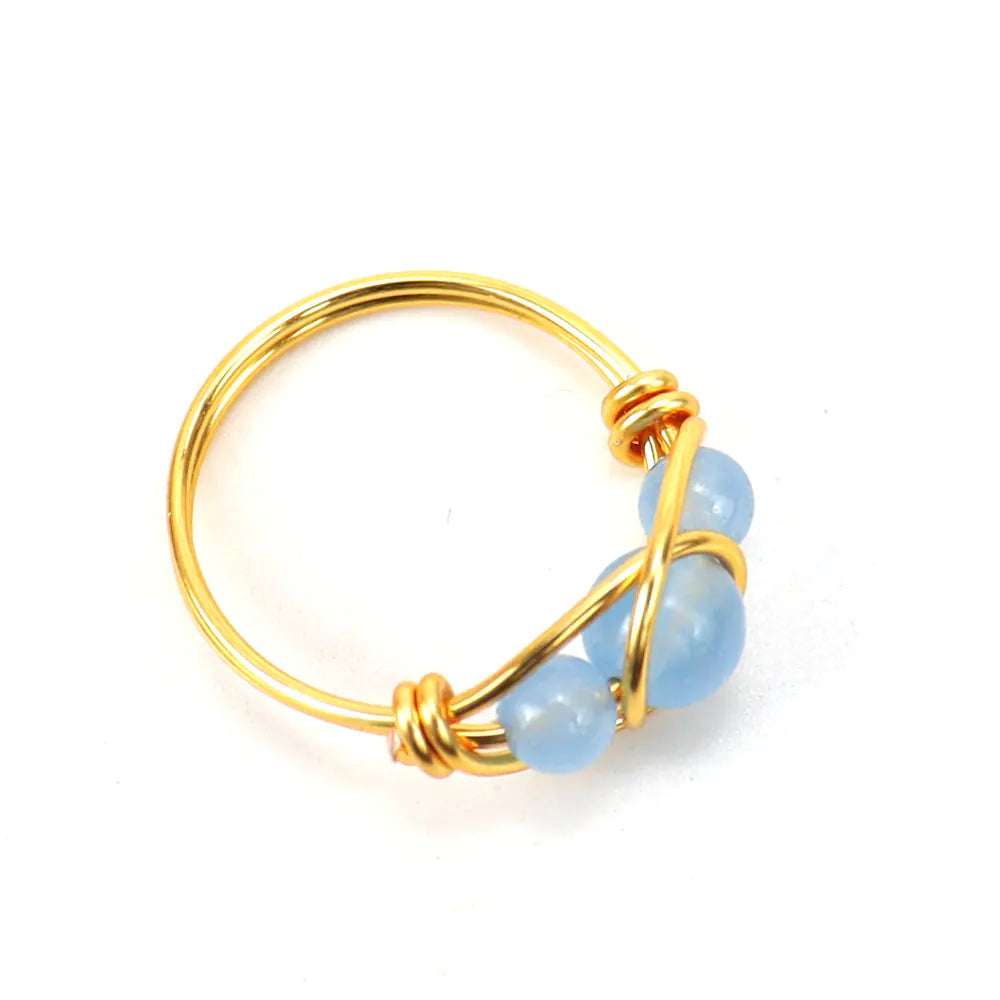Adjustable Handmade Crystal Ring for Women