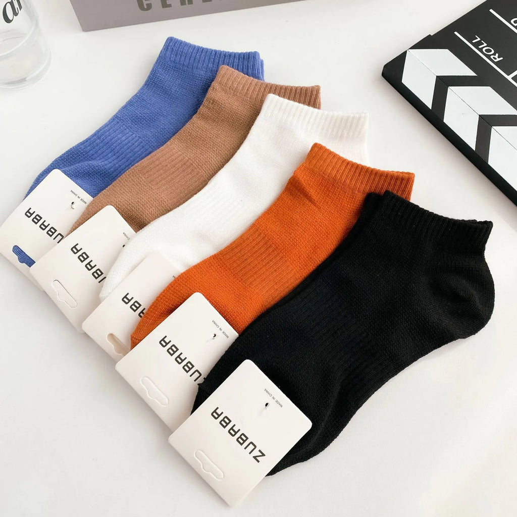 Cute Cartoon Mid-Calf Socks for Women, Japanese Style