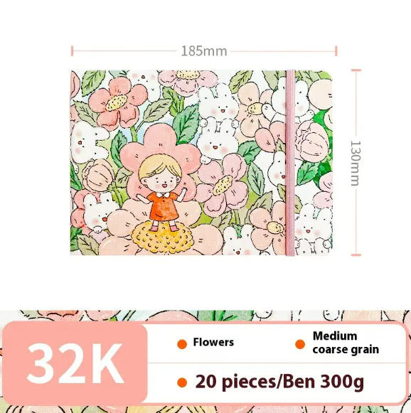 Feiluniao Handmade Watercolor Sketchbook