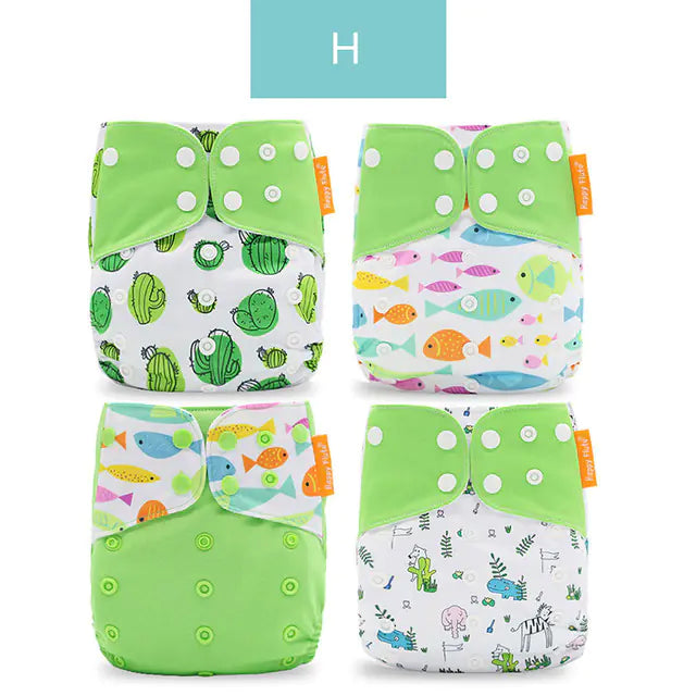 Happyflute Baby Cloth Training Pants - 4 Pack Washable