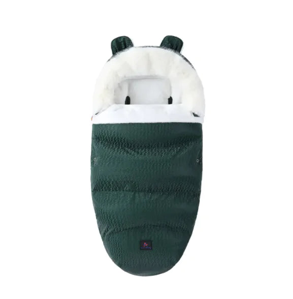 Baby Soft Flower Sleeping Bag with Fur Collar