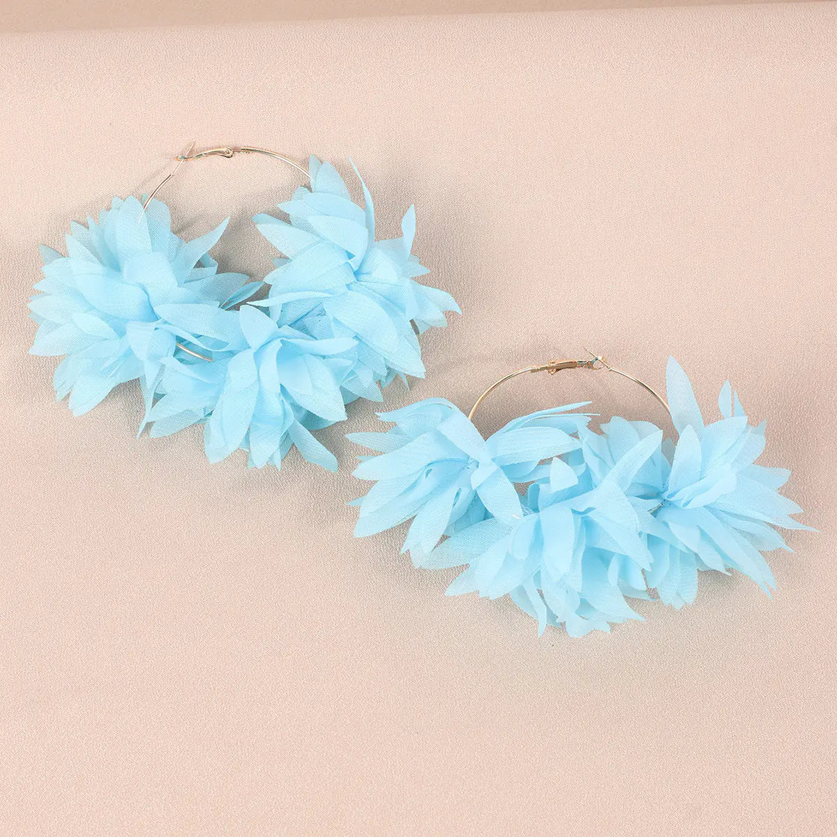 Handmade Personalized Chiffon Petal Earrings (Wholesale)