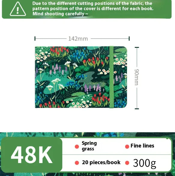 Feiluniao Handmade Watercolor Sketchbook