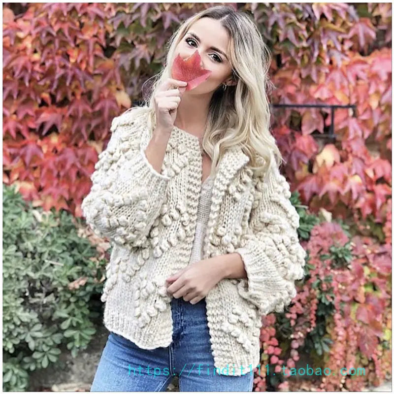 Handmade Matching Mother-Daughter Sweater Cardigans