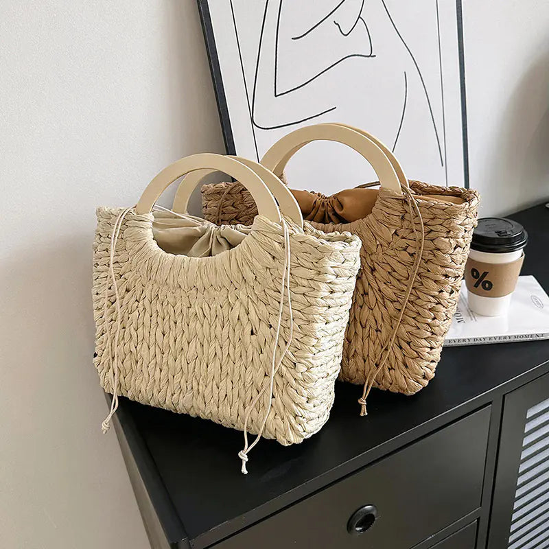 Handmade Straw Bag for Women's Fashion