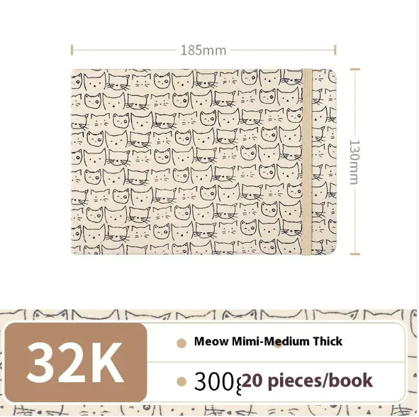 Feiluniao Handmade Watercolor Sketchbook