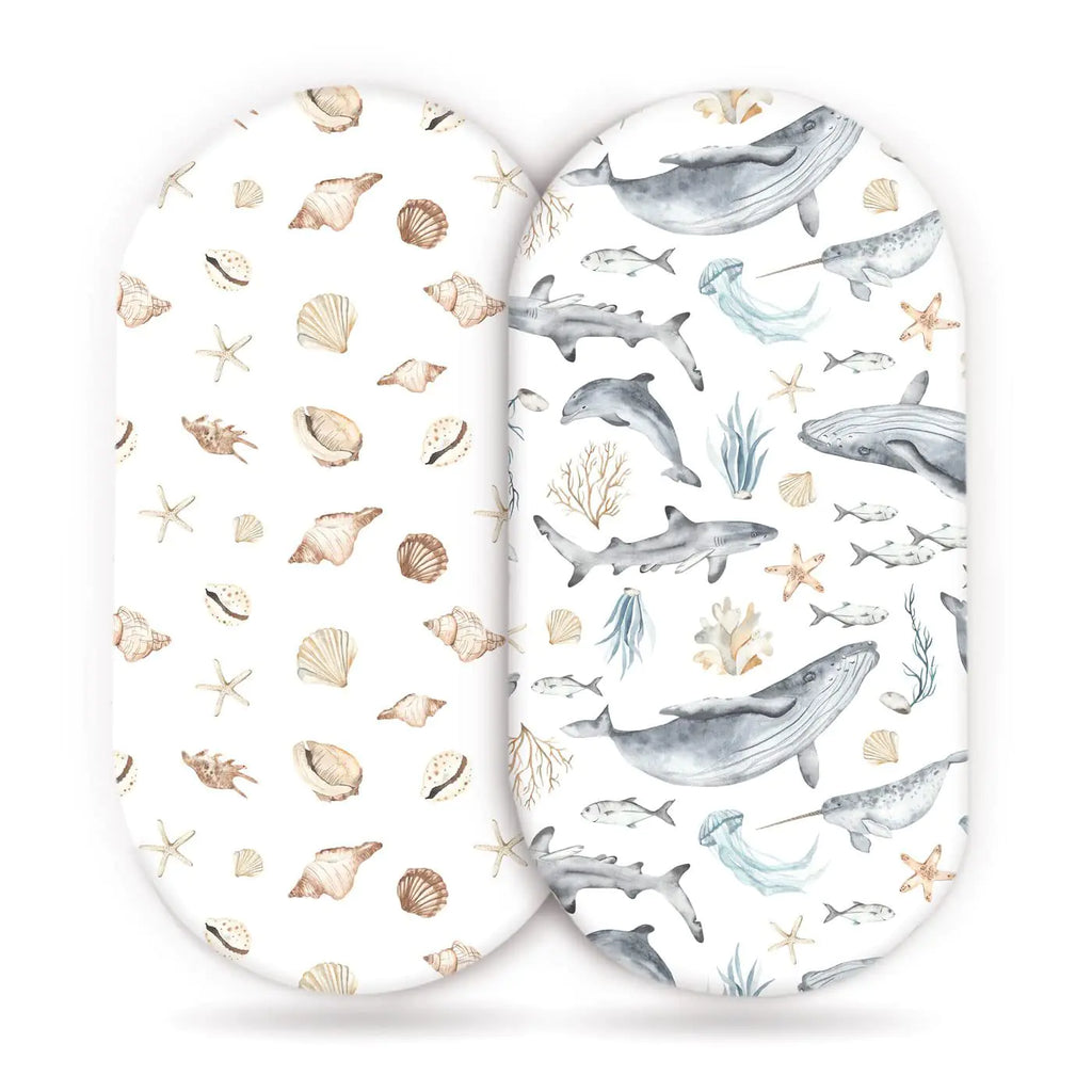 Elastic Printed Fitted Sheet for Baby Cradle & Changing Table
