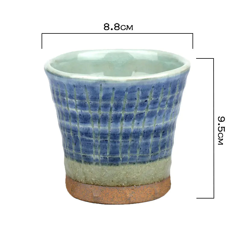 Handmade Stoneware Mug with Underglaze Finish