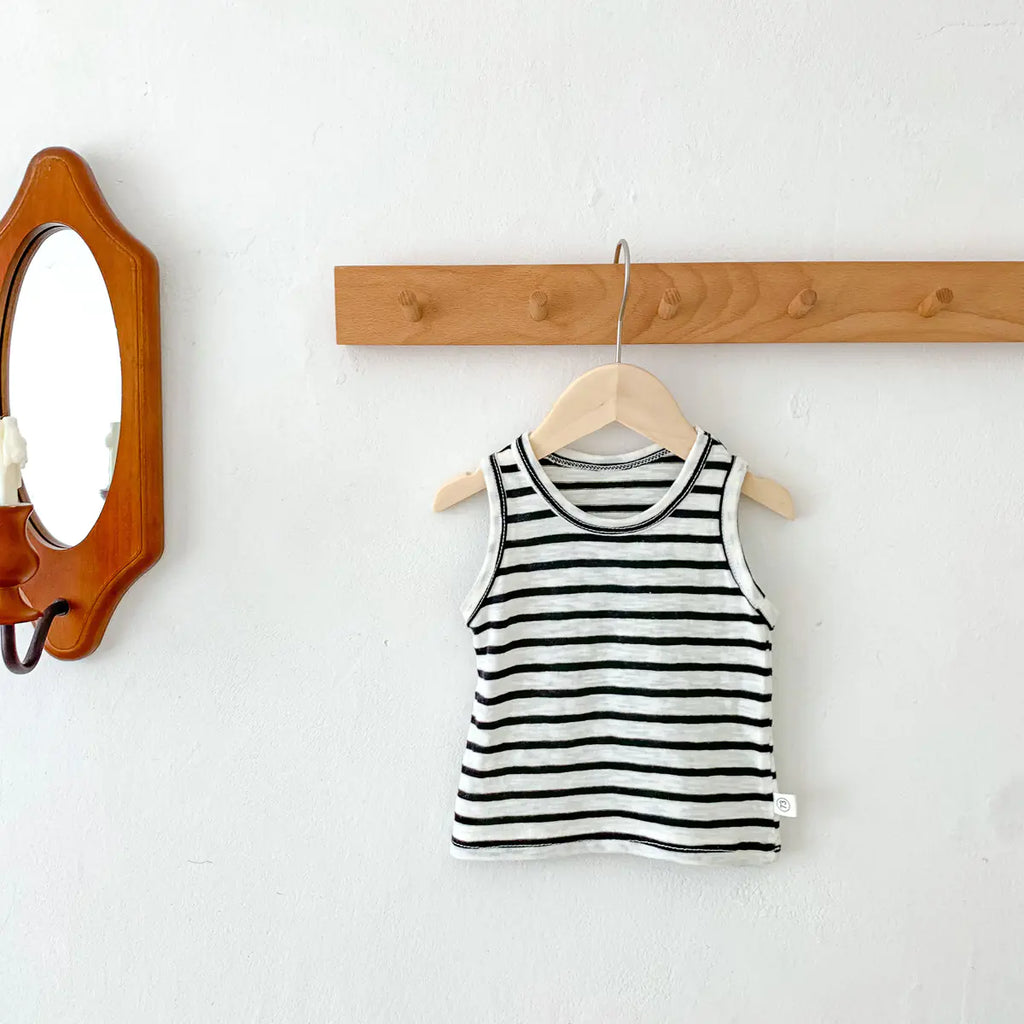 Baby Stripes Sleeveless Vests for Toddlers and Infants