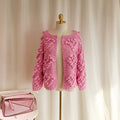 Handmade Matching Mother-Daughter Sweater Cardigans